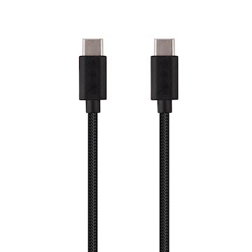 Musthavz GoEasy USB-C to USB-C Nylon Cable 1m, black